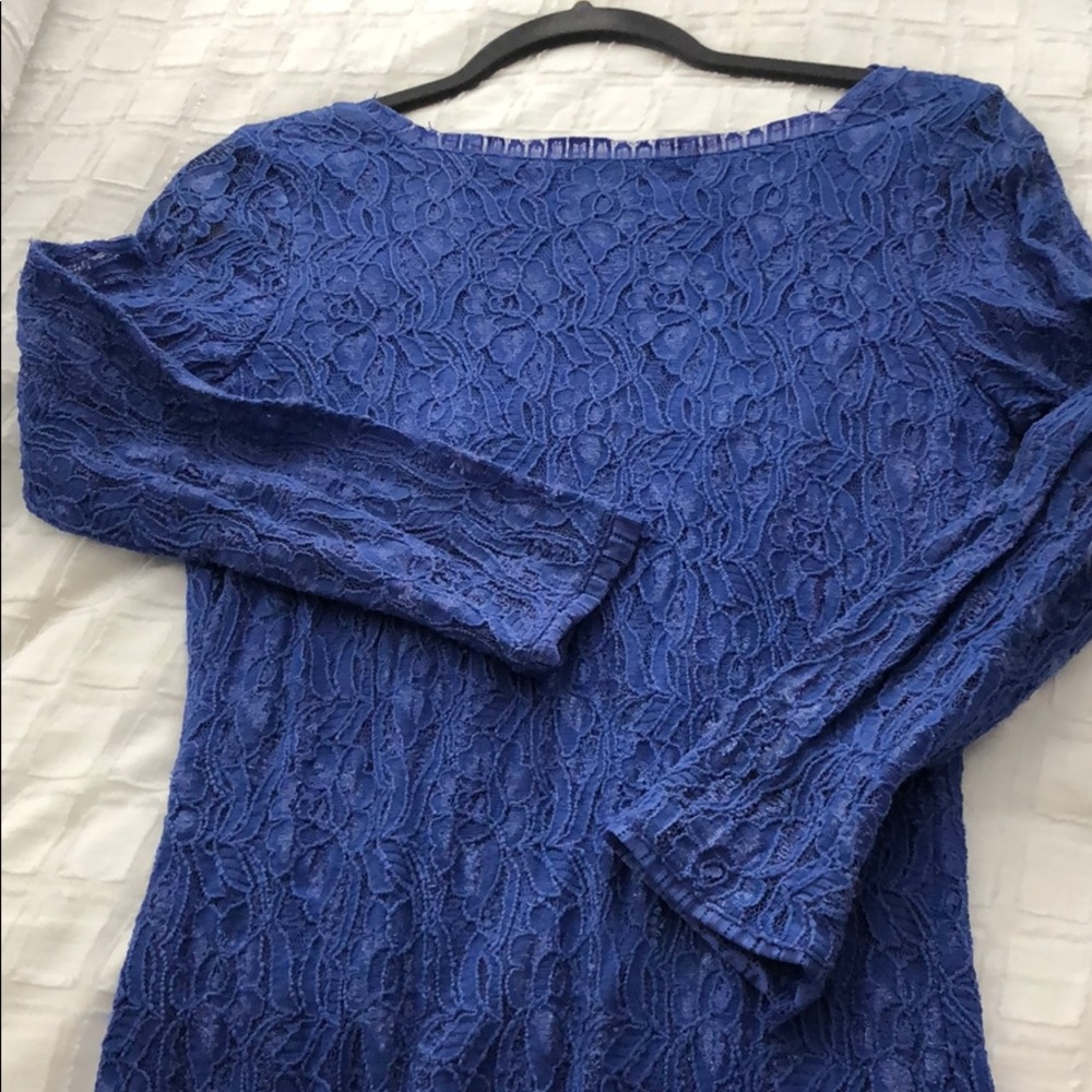Beautiful periwinkle blue Saks Fifth Avenue dress